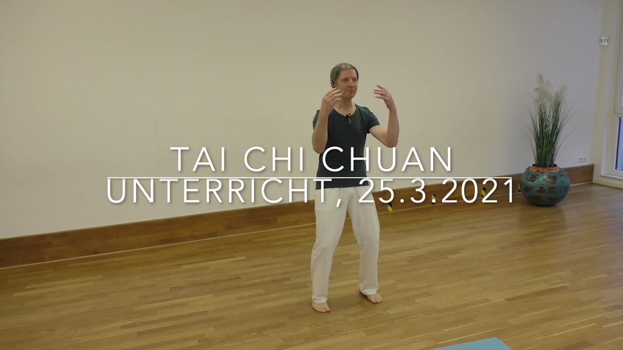 Tai Chi Chuan, Zoom Unterricht vom 25.3.2021