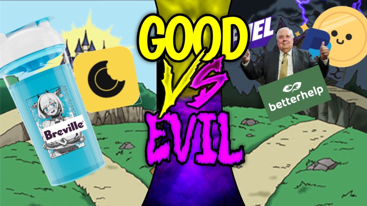 THE GOOD AND EVIL YOUTUBE SPONSORS