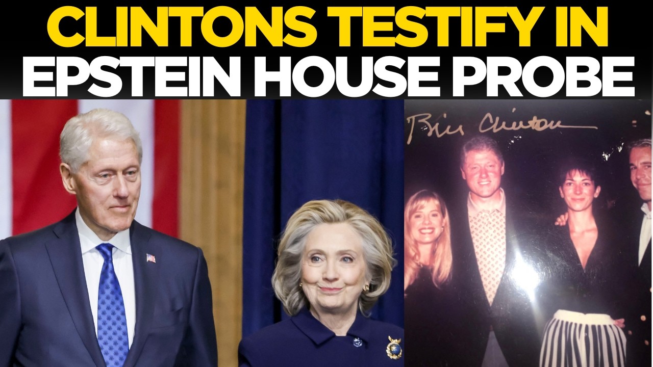 LIVE | Bill Clinton Testifies In Epstein House Probe; Republicans Grill Clintons Over Epstein Links