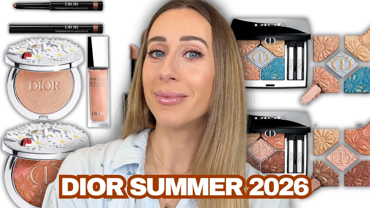 Новая коллекция макияжа Dior Лето 2026 &mdash; полный обзор и примерка.