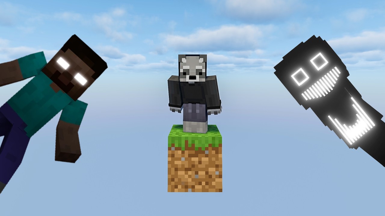 Minecraft One Block, pero con Mods De Terror