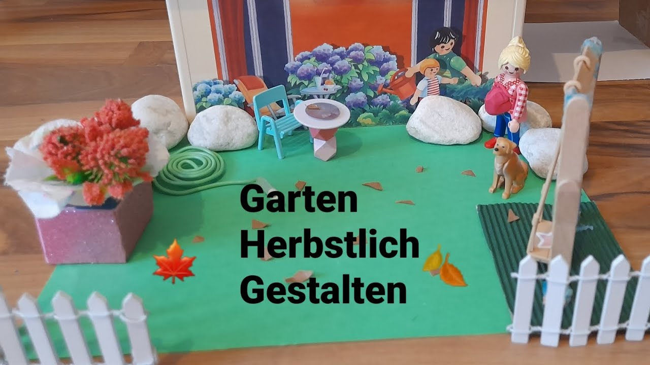 Playmobil Film #Familie Klausrich Garten Herbstlich gestalten 🍁🍂 #herbstlich #Garten #Playmobil
