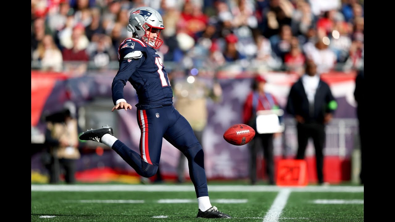 Bryce Baringer - Punts - New England Patriots vs Washington Commanders - NFL Week 9 2023