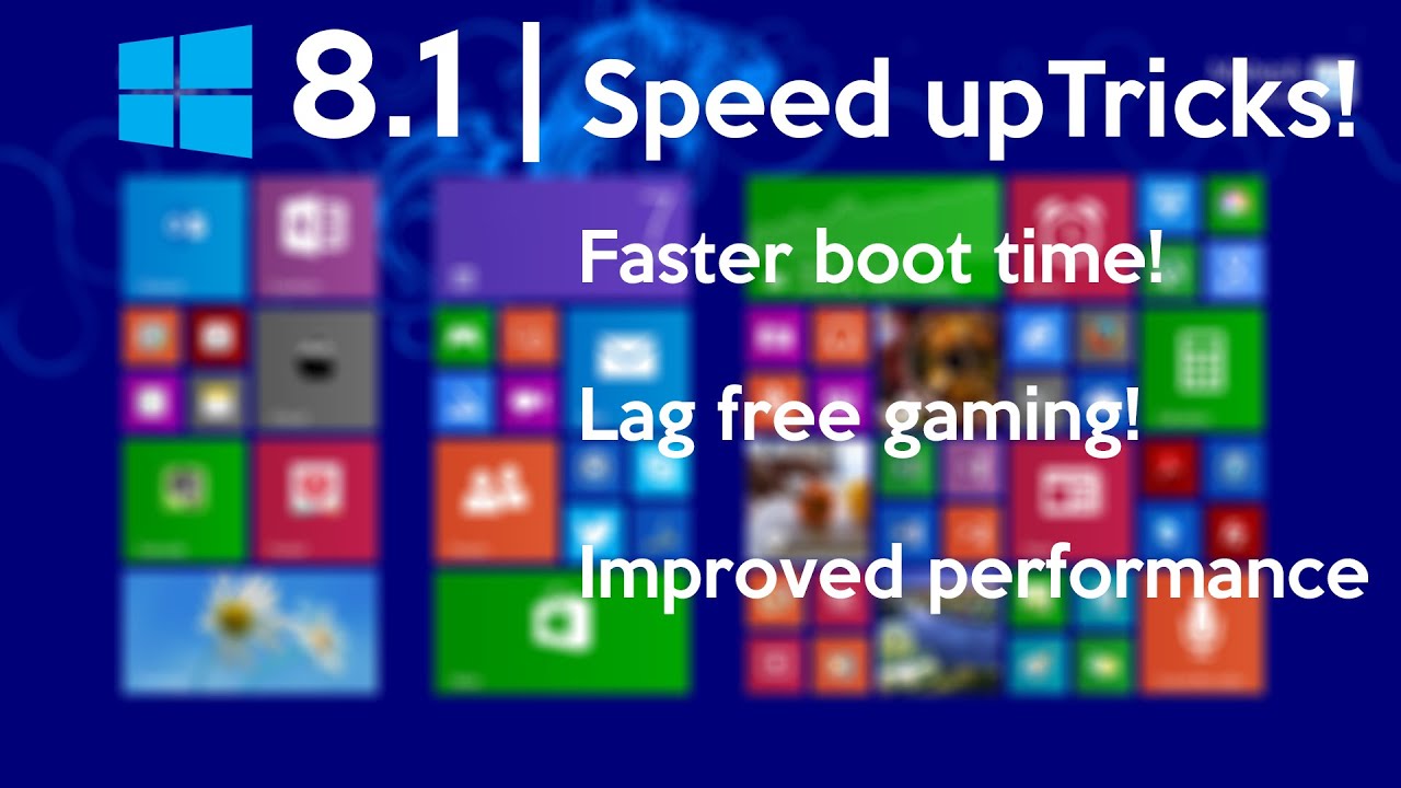 Как ускорить производительность Windows 8.1 (оптимальные настройки)