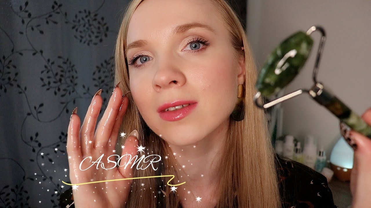 ASMR SUOMI KASVOHIERONTA Öljyn Kanssa Roleplay 💜💤ASMR OIL FACE MASSAGE
