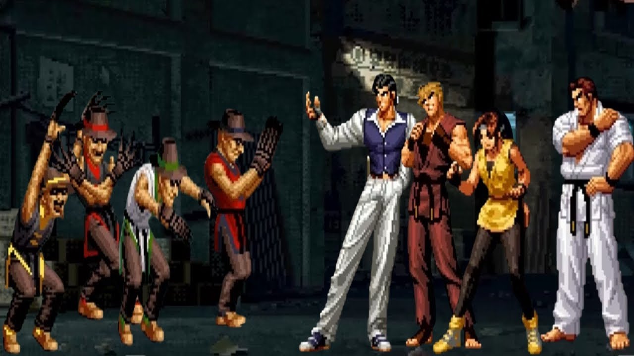[KOF Mugen] choi bounge Team VS robert yuri Team