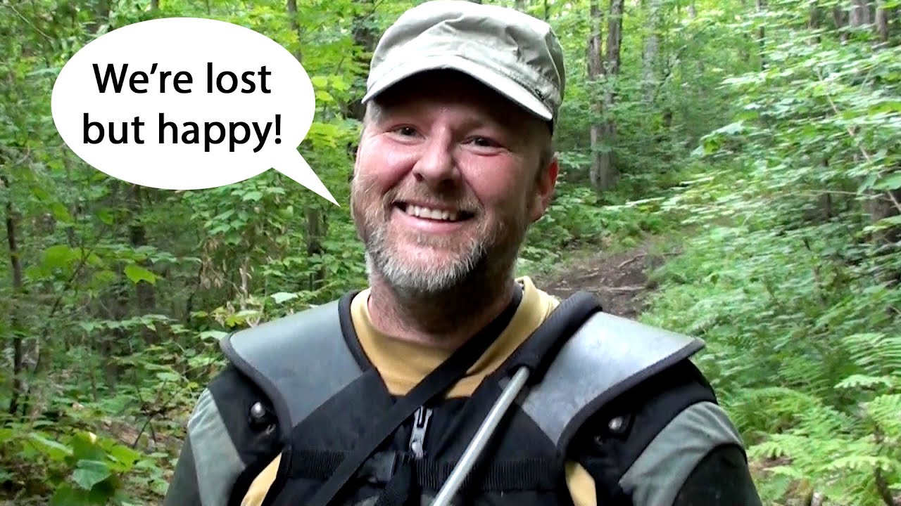 BMW F800 GS & Suzuki DR650 Lost In The Woods! Re-upload.