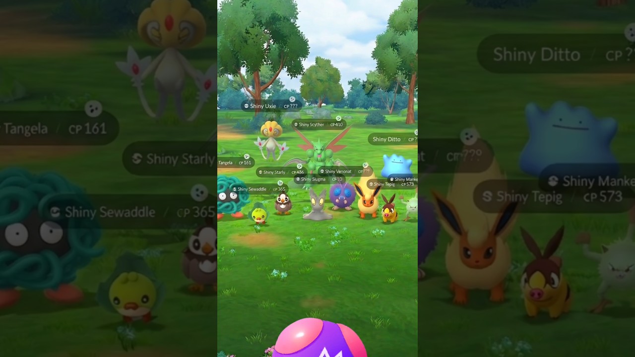 Luckiest Day in Pok&eacute;mon Go! Back 2 Back Shinies #shorts #shiny #rare #spawn #catch #game #pokemon