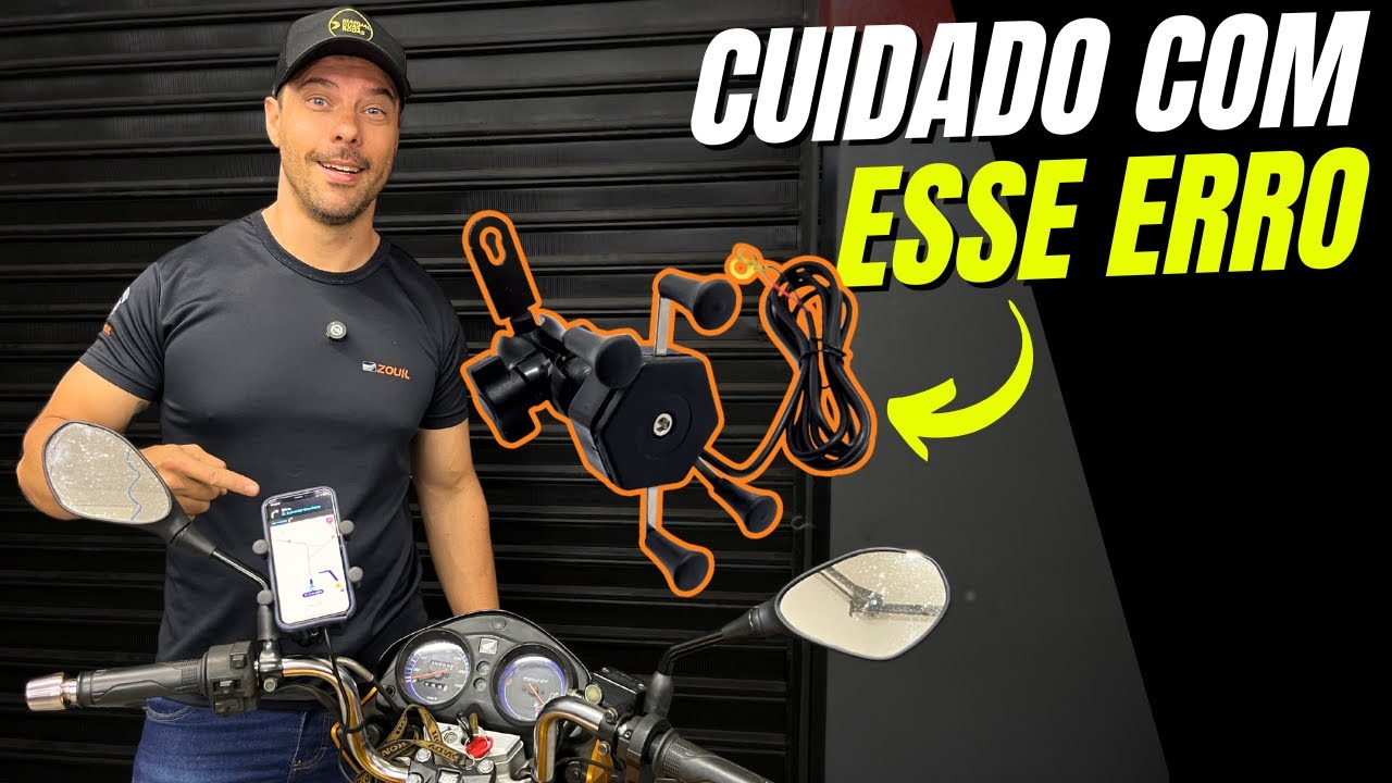 Evite Esse Erro ao Instalar Suporte de Celular na Moto – Dicas que Podem Evitar Prejuízo!
