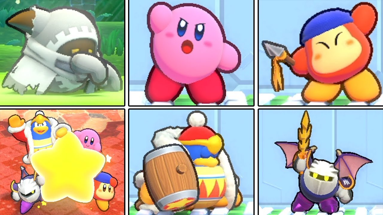 星のカービィ Wii デラックス【Switch】  全キャラ 待機モーション ＋ アピール集 まとめ ニンテンドースイッチ