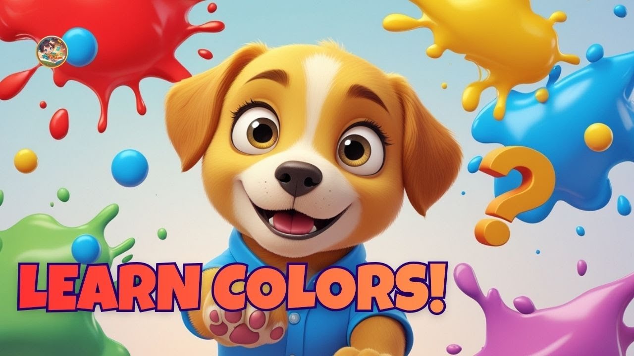 How Toddlers Learn Colors Fast 🎨🐶 | Fun Color Song with Puppy