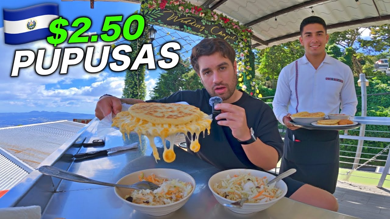 Argentino Prueba PUPUSAS Salvadoreñas por Primera Vez 🇸🇻