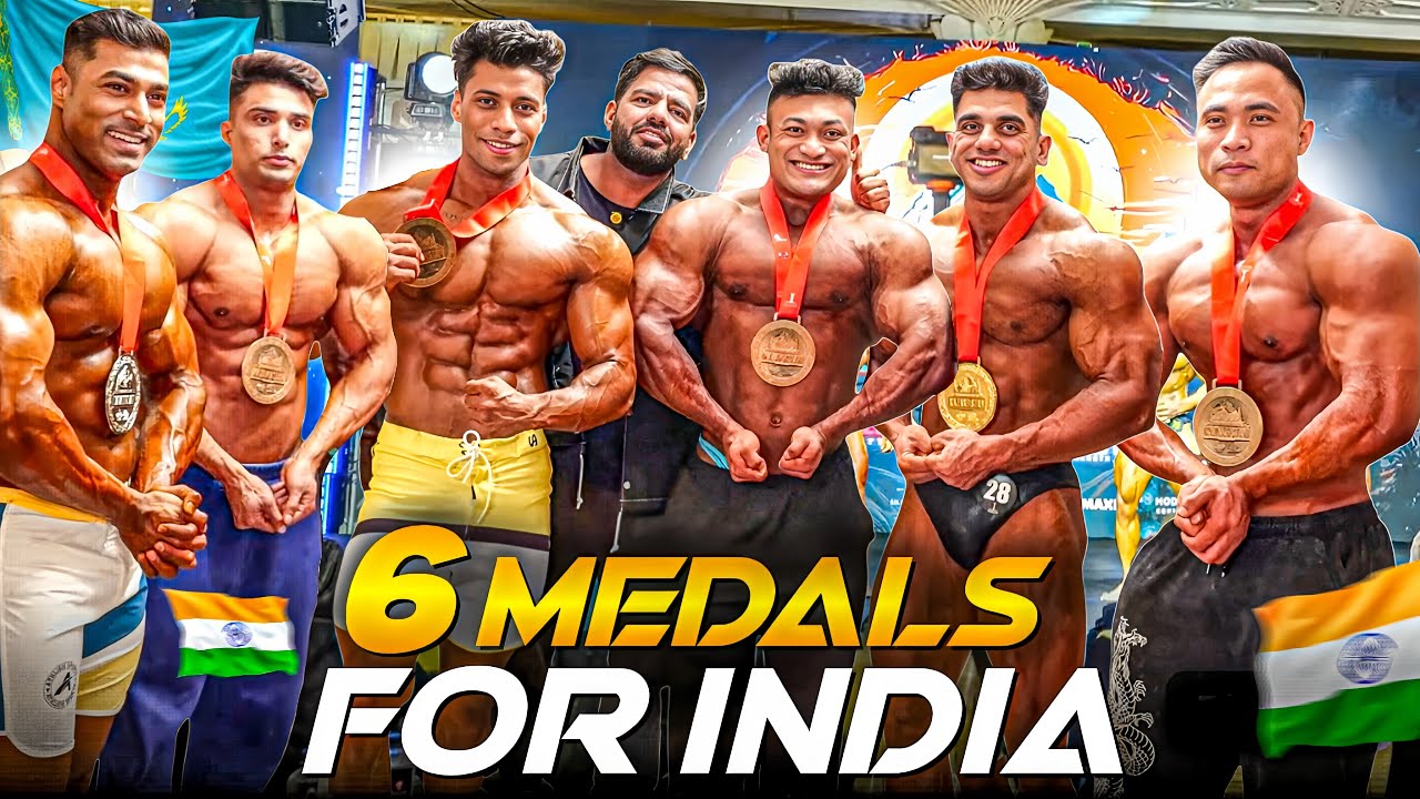 6 MEDALS FOR INDIA !