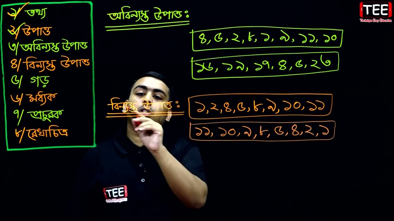 তথ্য ও উপাত্ত  I সম্পূর্ণ অধ্যায় সমাধান I ষষ্ঠ শ্রেণি গণিত অধ্যায় ৮ | Class 6 Math Chapter 8