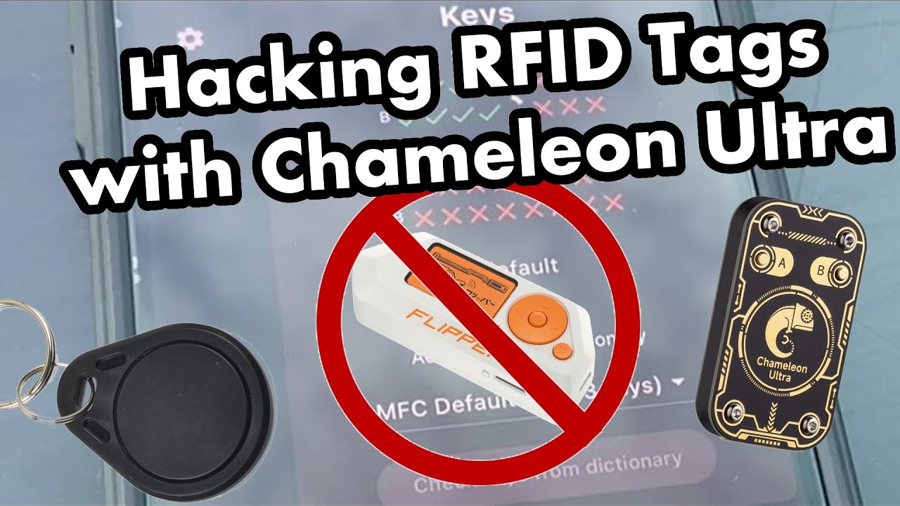 Быстрый взлом RFID-меток с помощью Chameleon Ultra (с использованием словаря Proxmark) Flipper Ze...