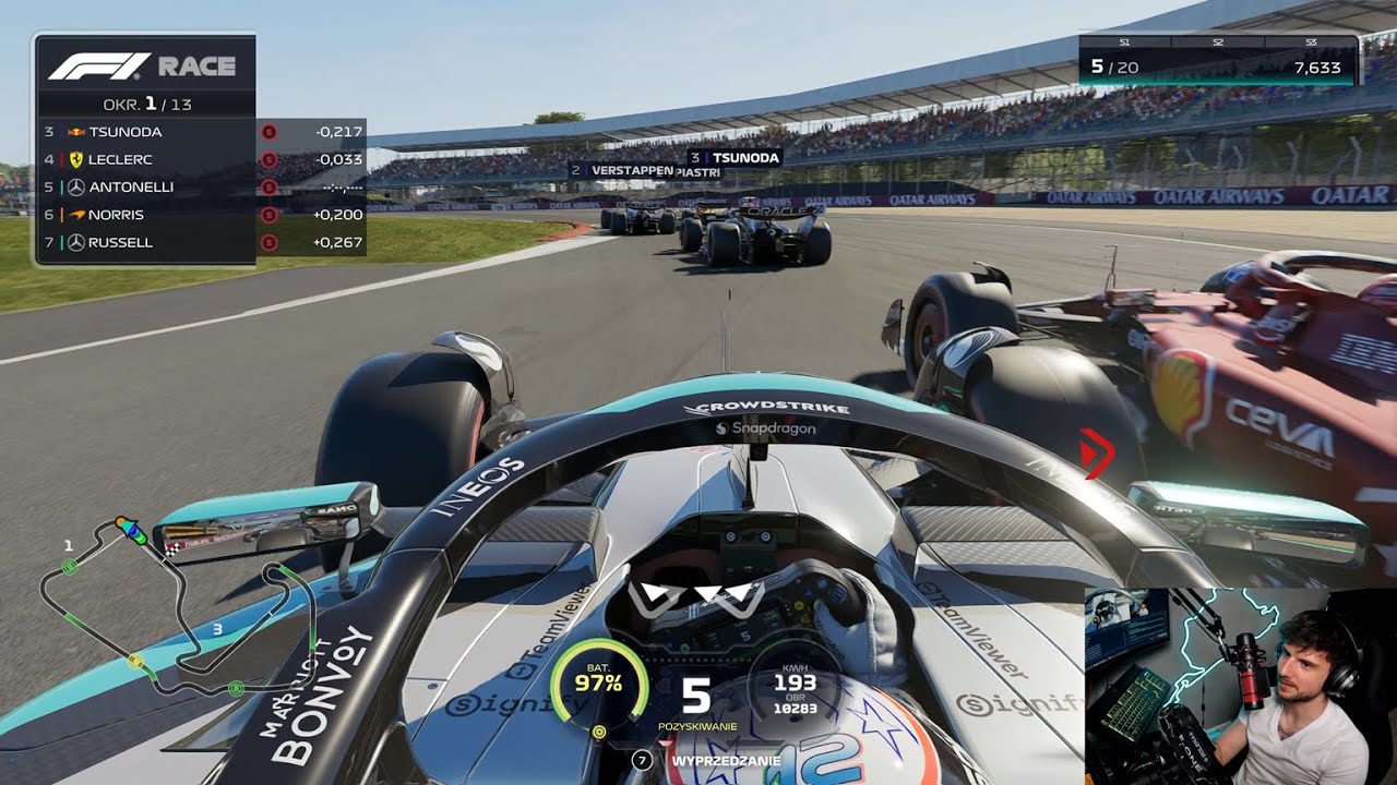 M&Oacute;J PIERWSZY GAMEPLAY Z F1 25