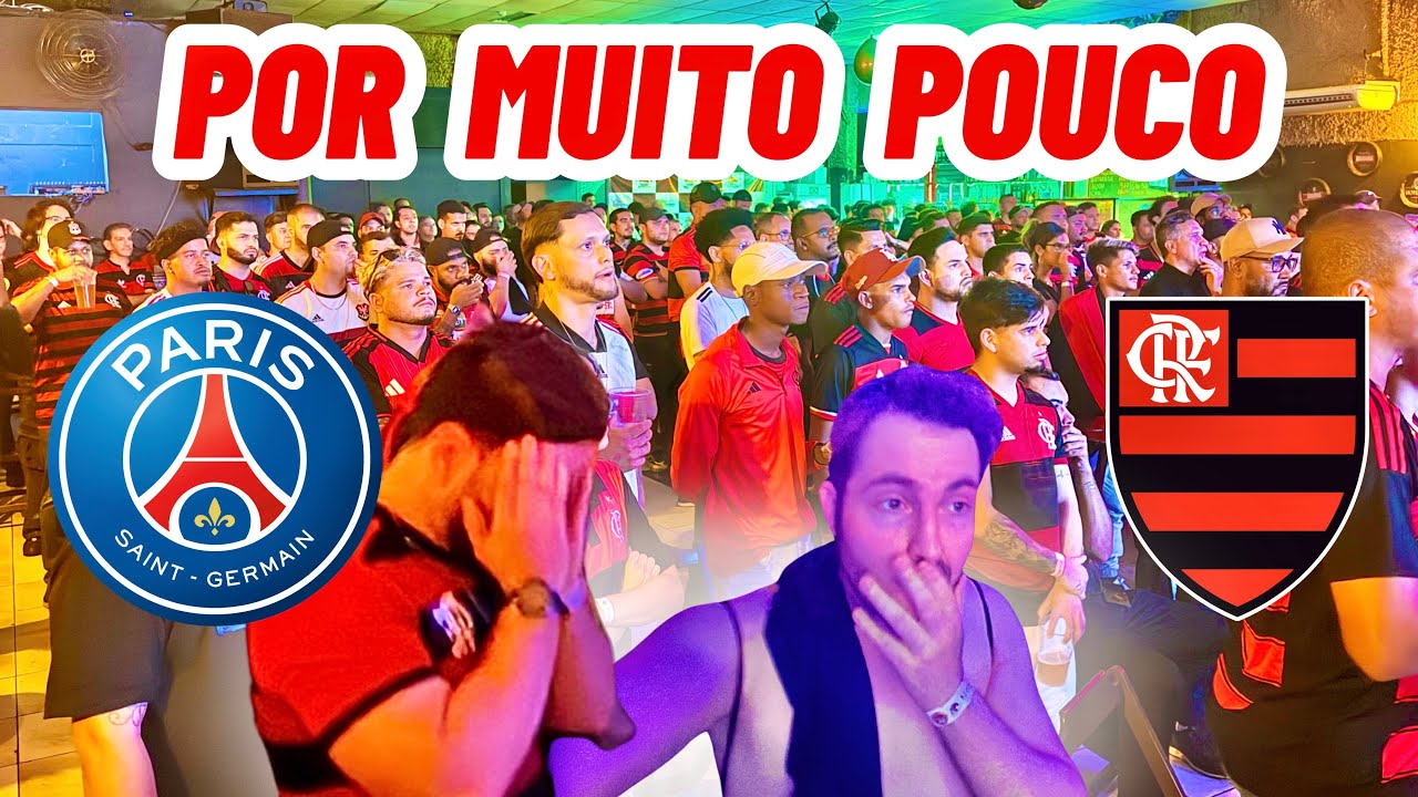 REAÇÃO DA TORCIDA DO FLAMENGO COM A DERROTA PRO PSG NO MUNDIAL/ PSG x Flamengo 