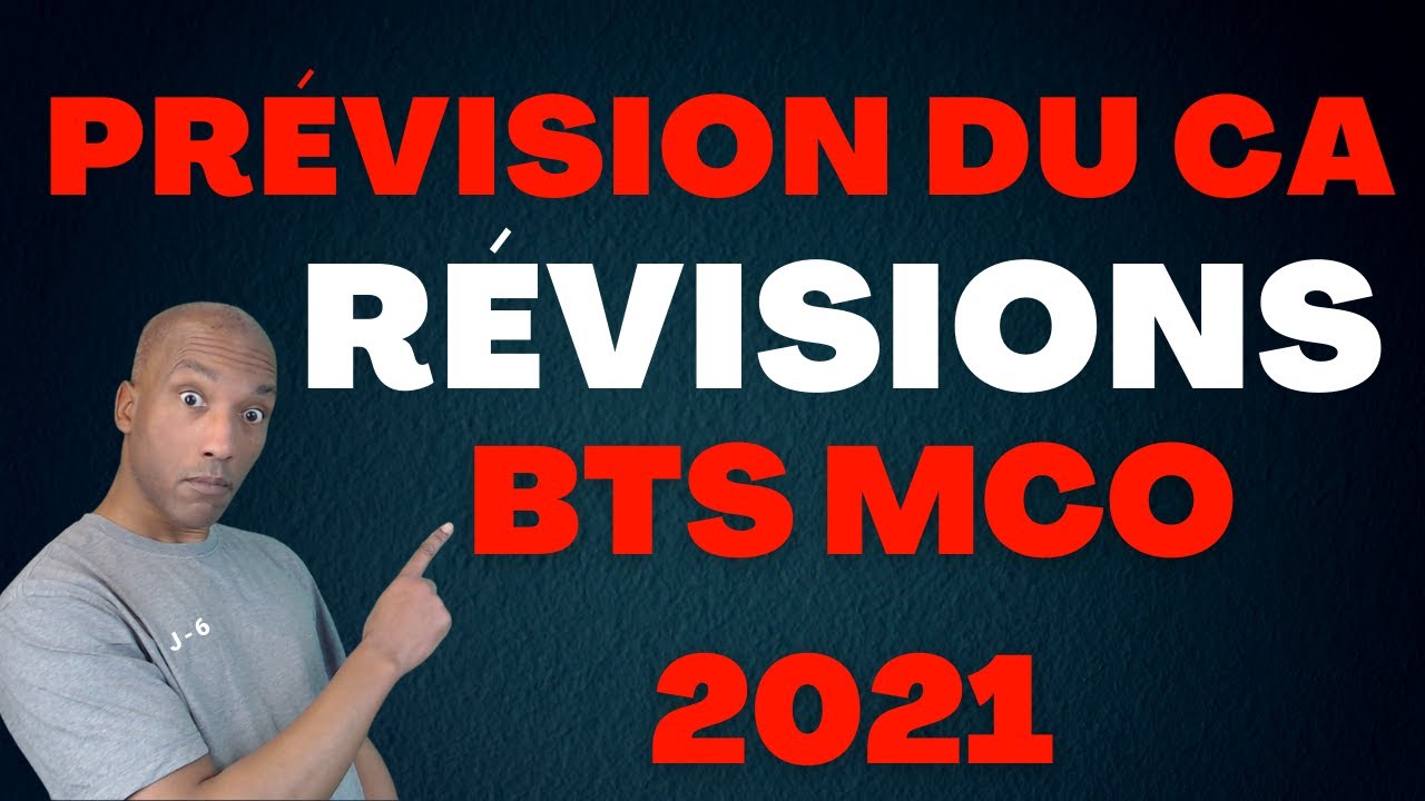 Comment Réaliser la Prévision du CA - BTS MCO - Méthode des moindres carrés