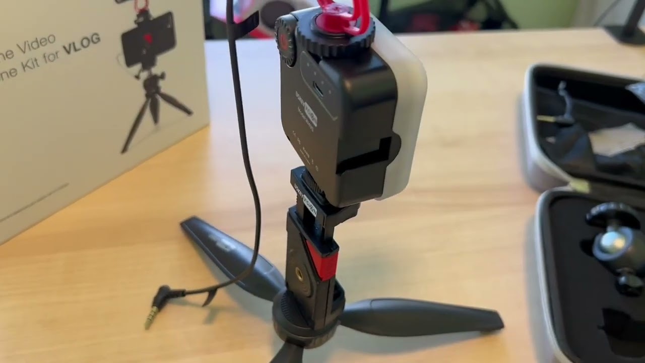 USKEYVISION Smartphone Vlog Microphone Video Kit Review