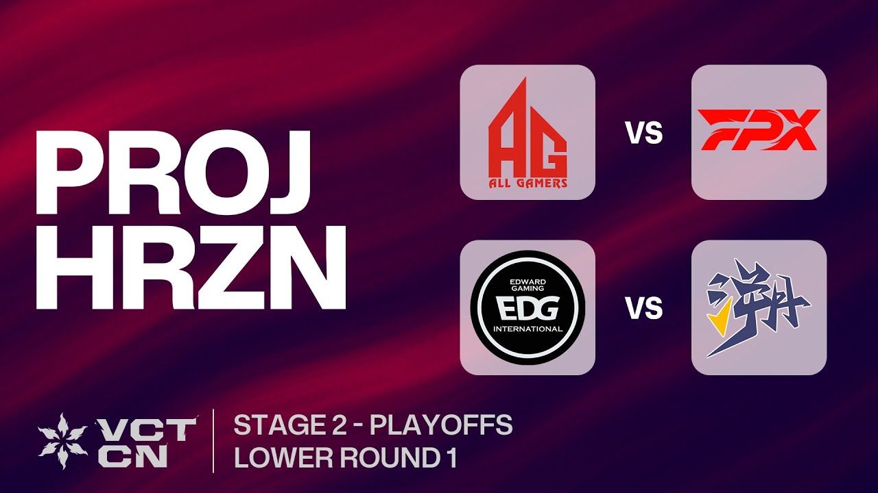 AG vs FPX | EDG vs TE | VCT CN Stage 2 Playoffs | Project Horizon | Community English Costream