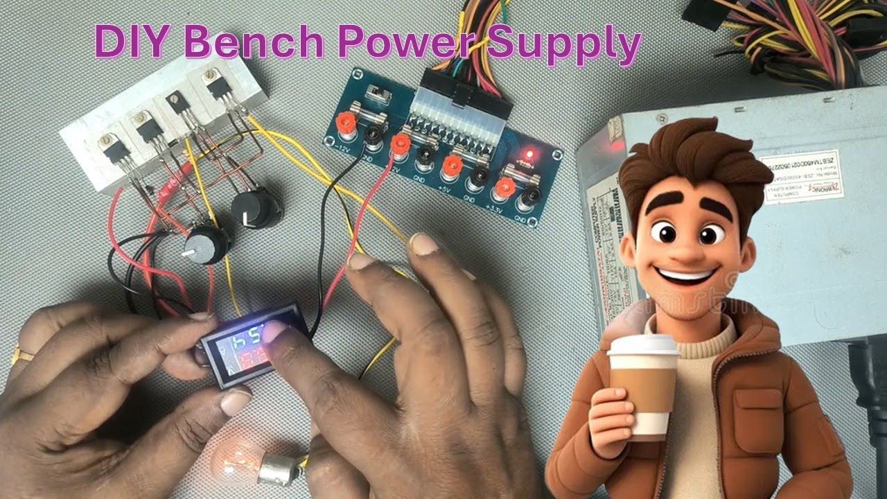 Bench power supply practical part 2 || DIY