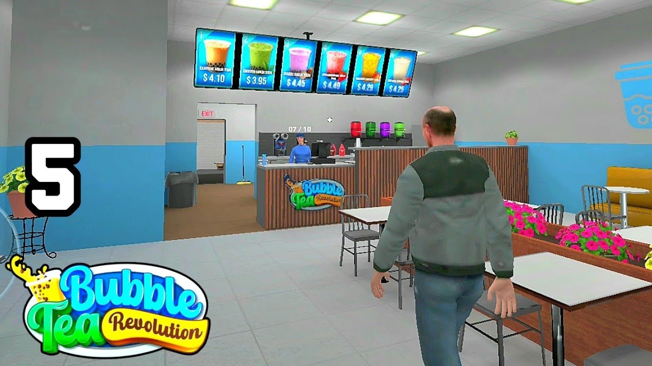 Bubble Tea Revolution. New Drinks🧋Hire Staff, Serve for Customers. Gameplay. iOS,Android Games.