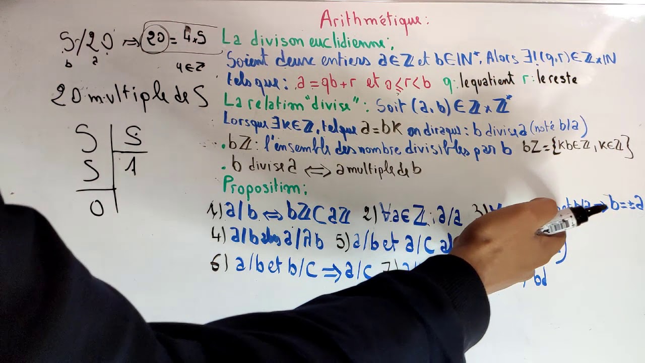 Arithmétique  partie 1 : Relation de divisibilité
