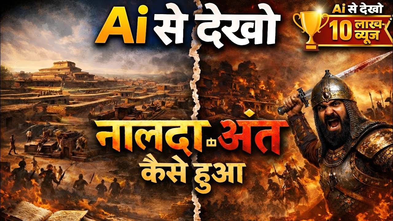 AI से देखो : कैसे हुआ नालंदा विश्वविद्यालय का अंत || 2000 साल पुरना इतिहास || STUDY WITH AI 