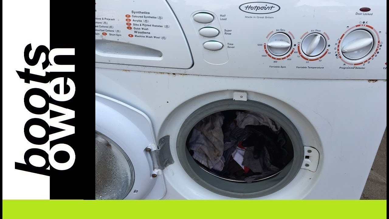 Hotpoint WM81: WIll it wash rags and boxes
