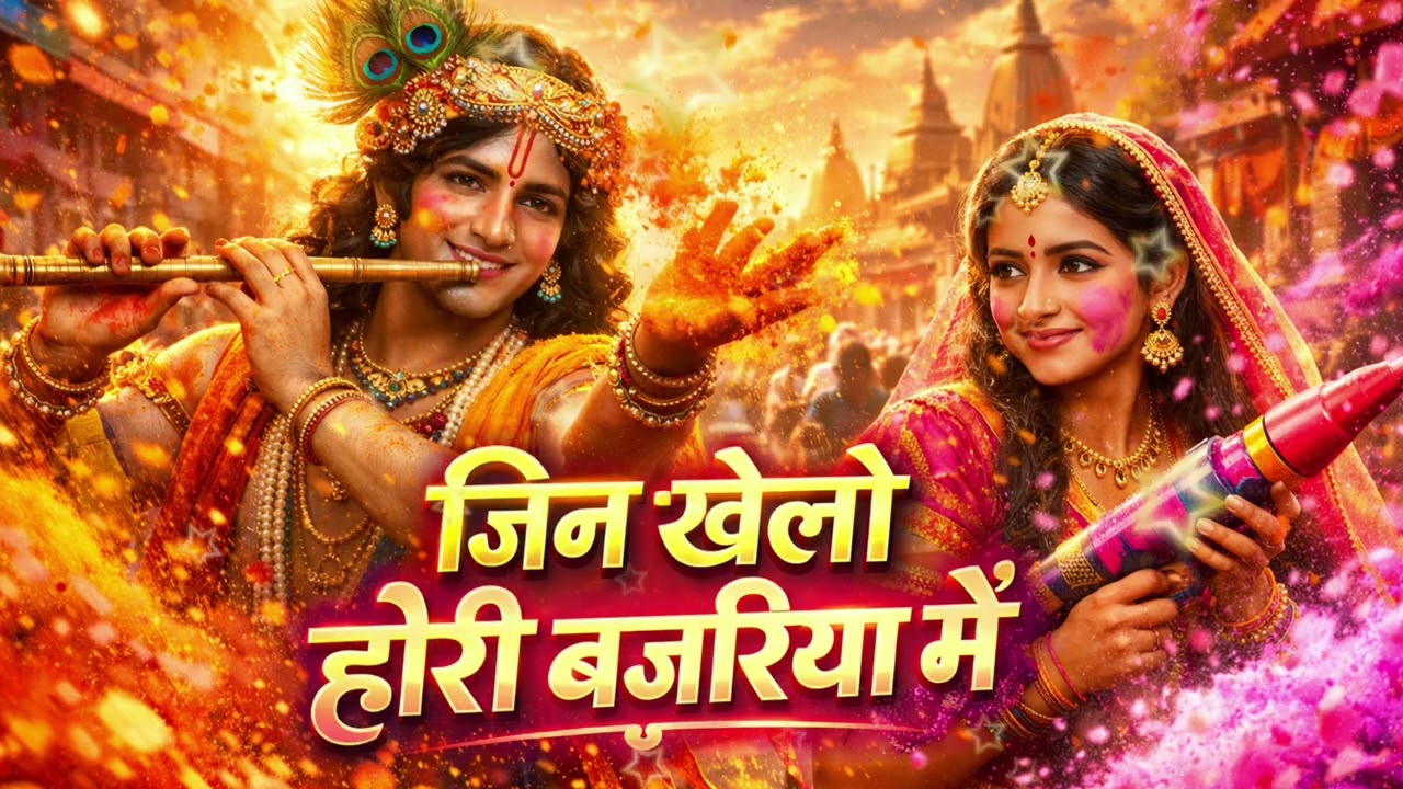 Jin Khelo Hori Bajariya Mein | Kesariya Rang Daro Na Kana | Holi Special Krishna Song 2026 | Braj