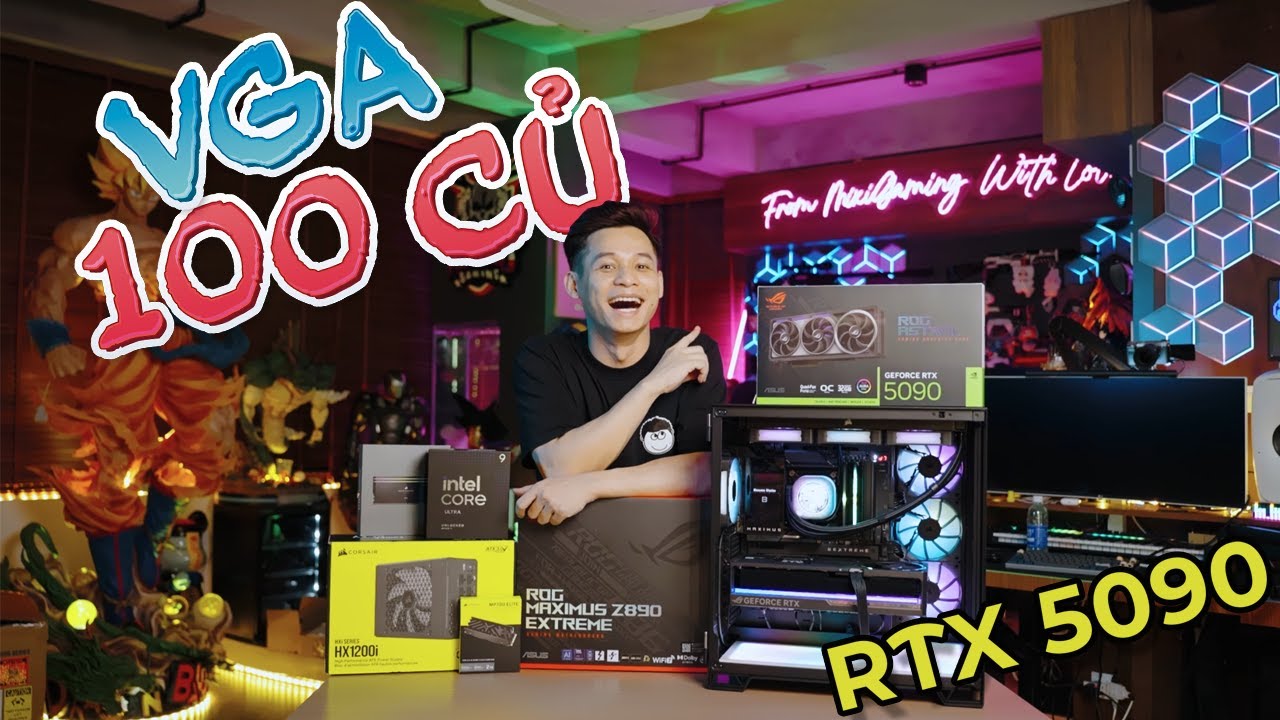 Dạo vòng quanh công ty MixiGaming và nhận case máy tính mới với RTX5090 từ ASUS - Intel - Corsair.