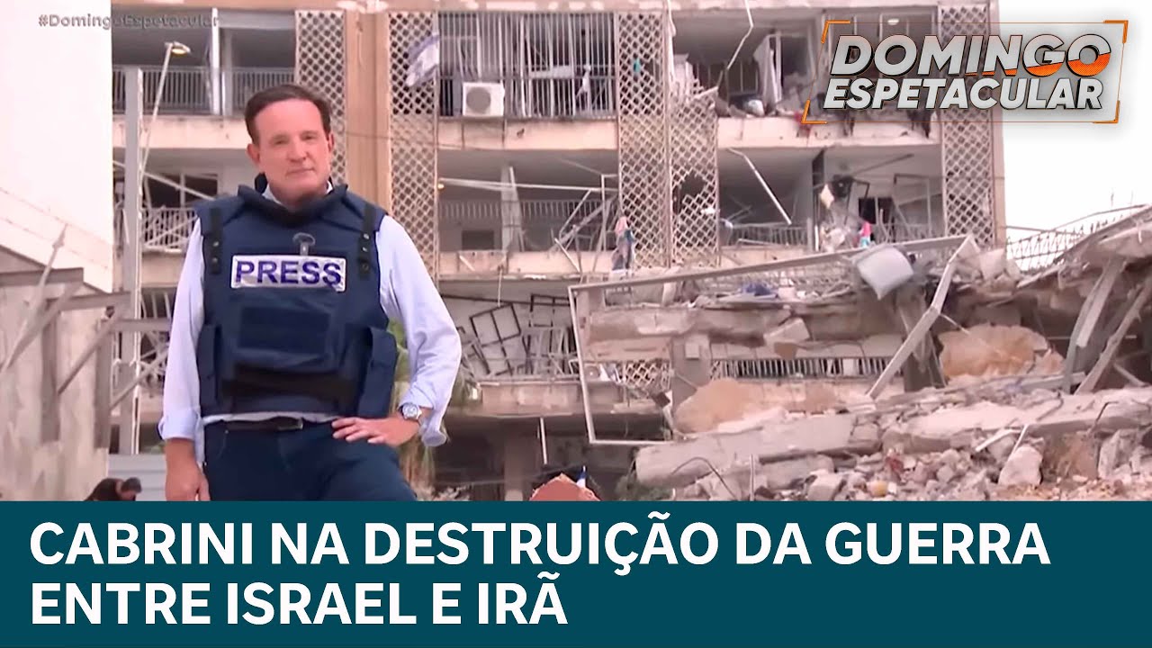 Cabrini direto de Israel relata retaliação do Irã contra Israel após ataque dos EUA