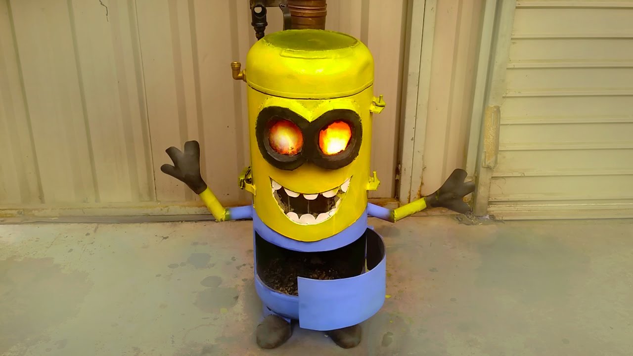 New Minion Waste Oil burner drip feed installed. Tons of Heat!!