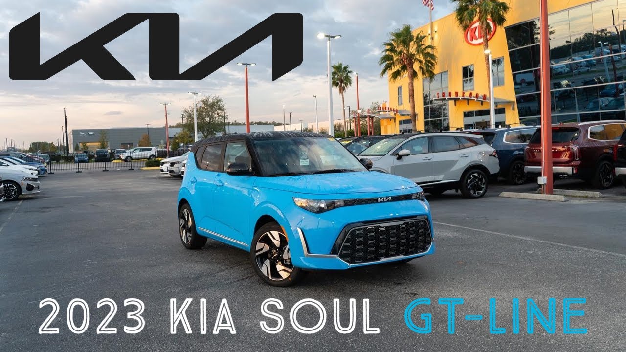 2023 Surf Blue Kia Soul GT-Line