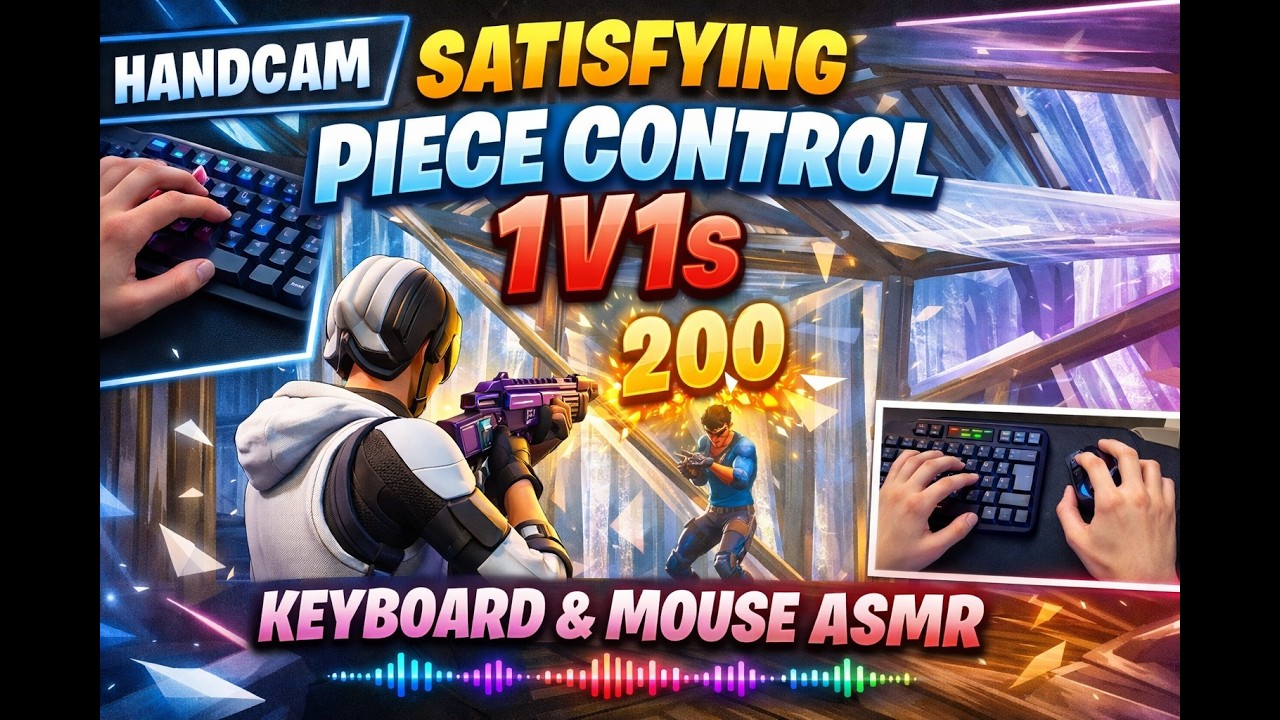 ⭐ Satisfying Piece Control 1v1s | Keyboard & Mouse ASMR + Handcam