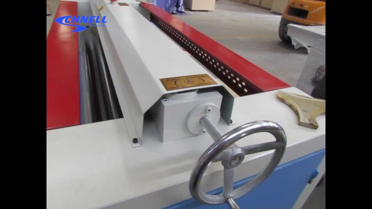 Working show of Schnell Glue Spreader Machine TJ1350