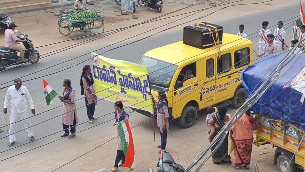 Raman High School Kodumur Republic day 2026 celebrations.