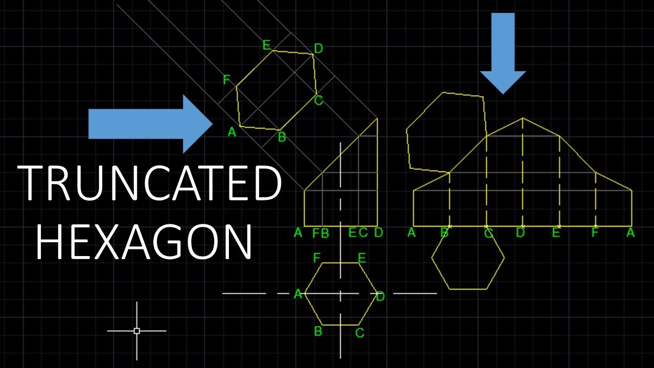 Surface Development Series #5 Truncated Hexagonal Prism