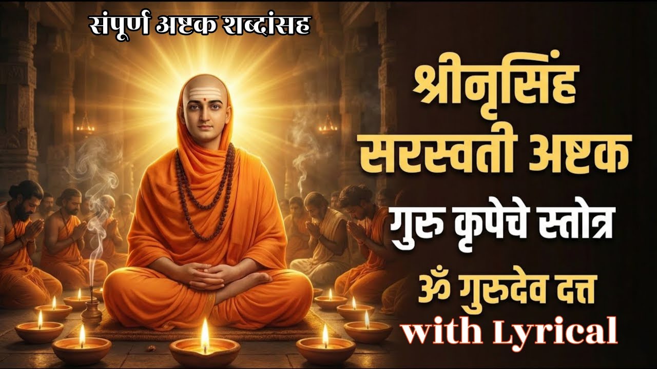 श्री नृसिंह सरस्वती अष्टक | नरहरी गुरु भक्ति | Shri Nrusimha Saraswati Ashtak