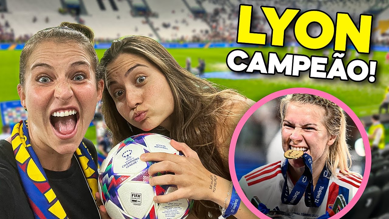 FINAL DA CHAMPIONS LEAGUE FEMININA ⚽ LEVAMOS A BOLA PRA CASA (!!!)