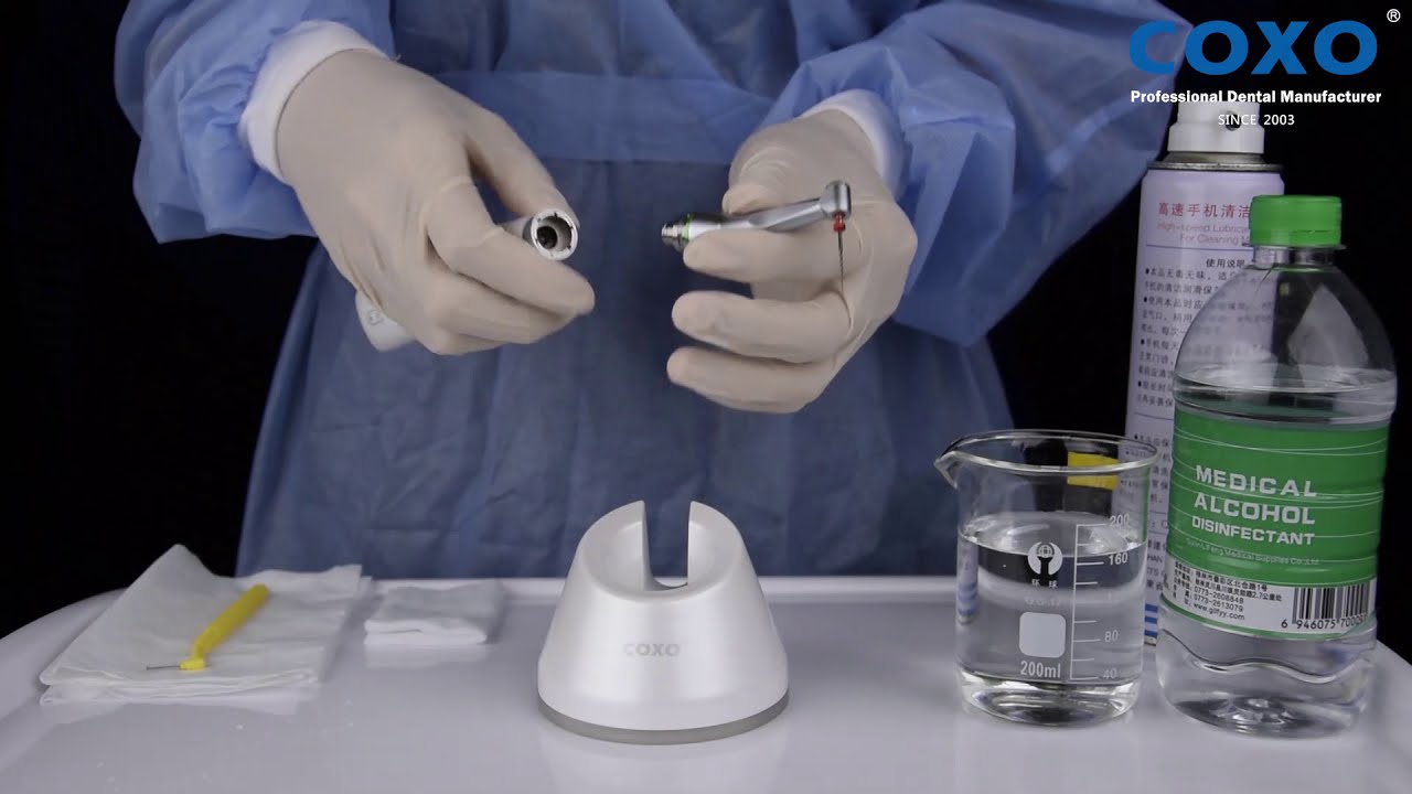 C-SMART-MINI AP contra angle cleaning and maintenance