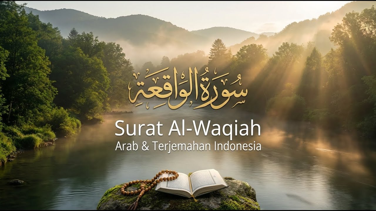 Surat Al-Waqiah Lengkap dengan Terjemahan Indonesia | Merdu dan Damai