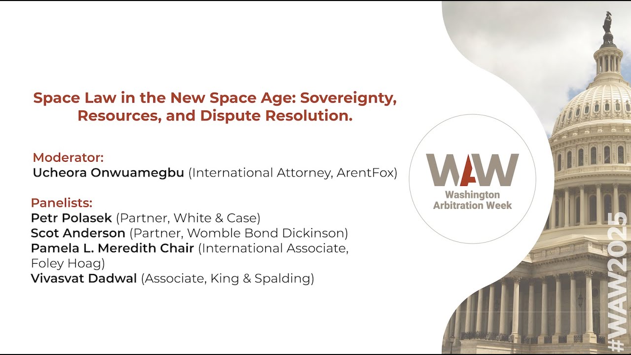 Space Law in the New Space Age: Sovereignty, Resources, and Dispute Resolution.