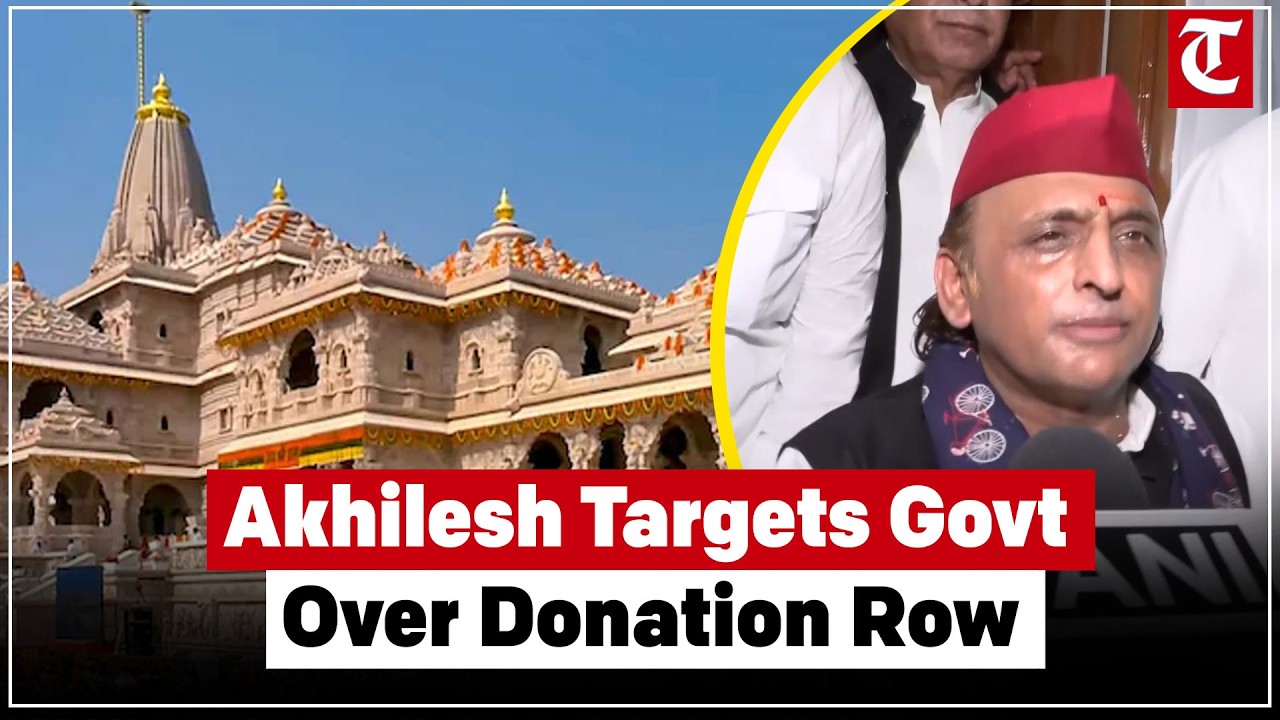 Akhilesh Yadav Alleges CCTV Tampering in Ayodhya Temple Donation Row