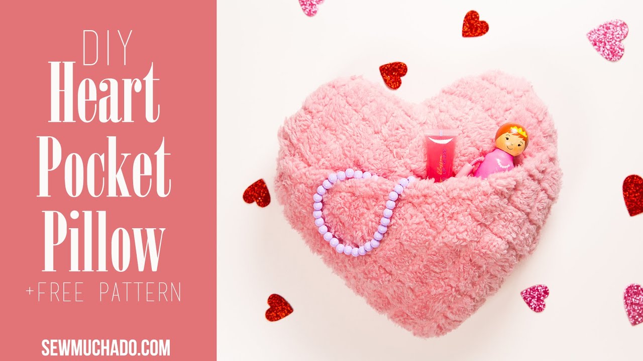 Heart Pillow Pattern + Free PDF Download