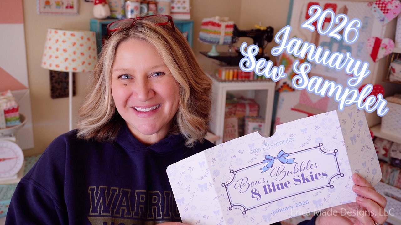 Набор для шитья Sew Sampler Box за январь 2026 года (распаковка по подписке!)