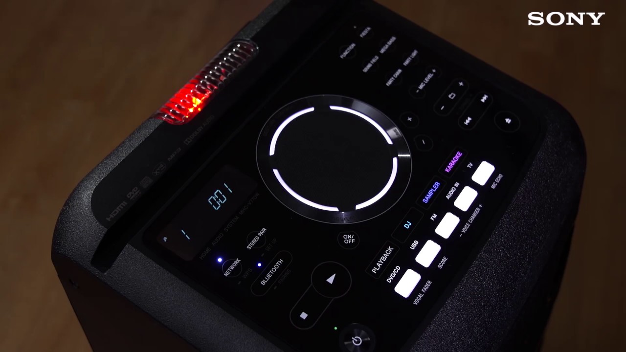 Идеальная вечеринка с Sony MHC-V77DW