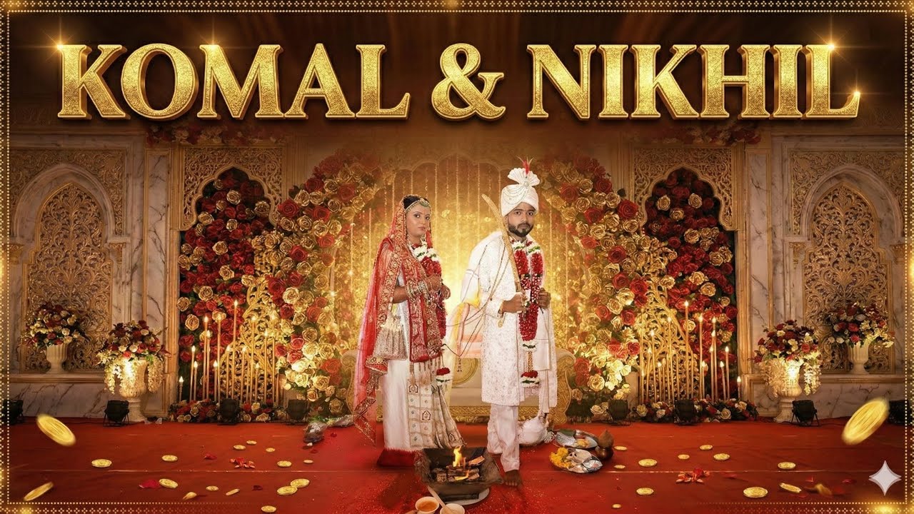 KOMAL & NIKHIL WEDDING 2026 ( IN GUJRATI FORM )