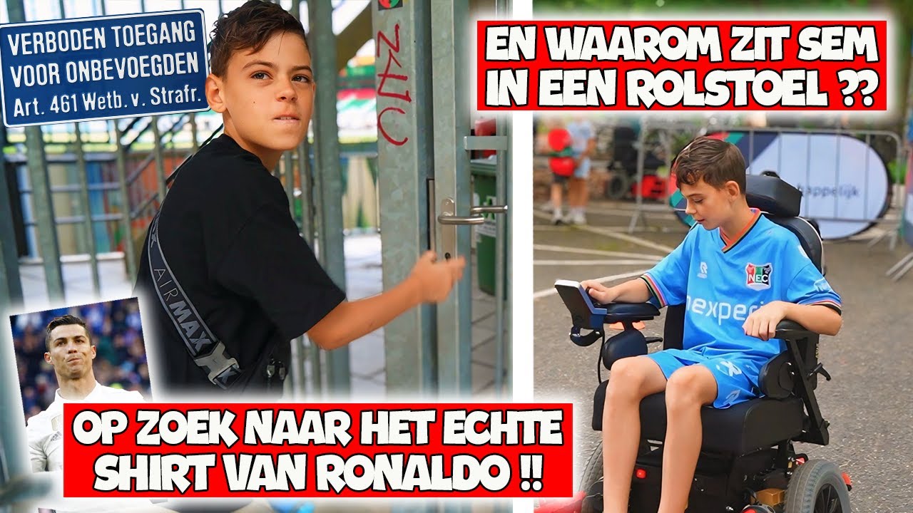 INBREKEN IN EEN VOETBALSTADION !! EN SEM IN EEN ROLSTOEL !! - De Bakkertjes #905