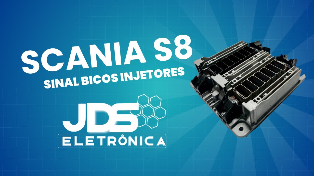 Análise de sinal bicos injetores - Módulo Motor Scania S8
